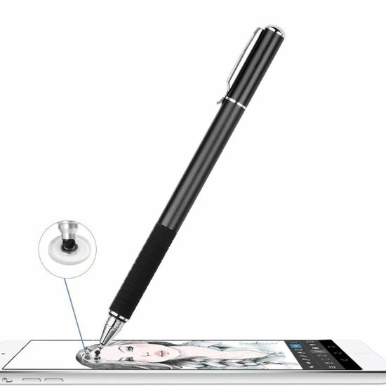 TechProtection Stylus Pen voor iPad en tablet zilver