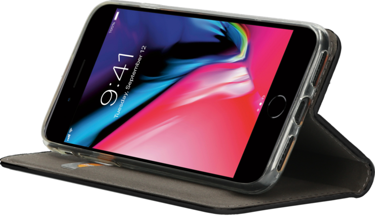 Mobiparts Book iPhone 6/6S hoesje Zwart