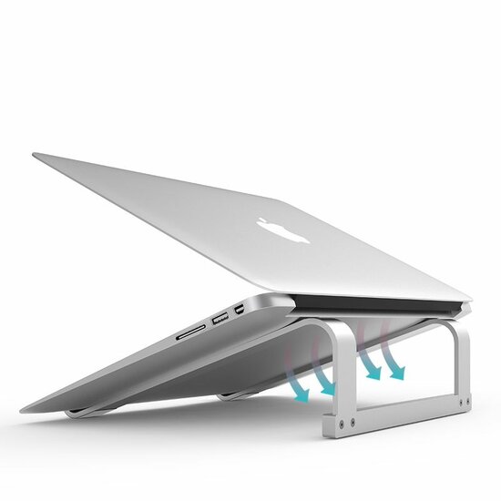 TechProtection Alustand 2 universele laptop standaard Zilver