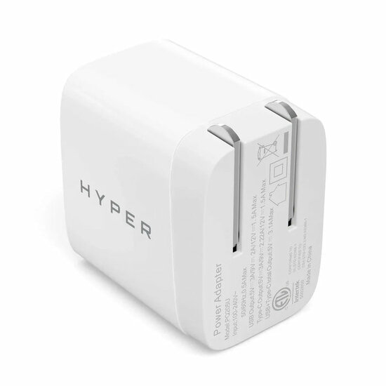 HyperDrive 2-Poort 20 watt oplader wit