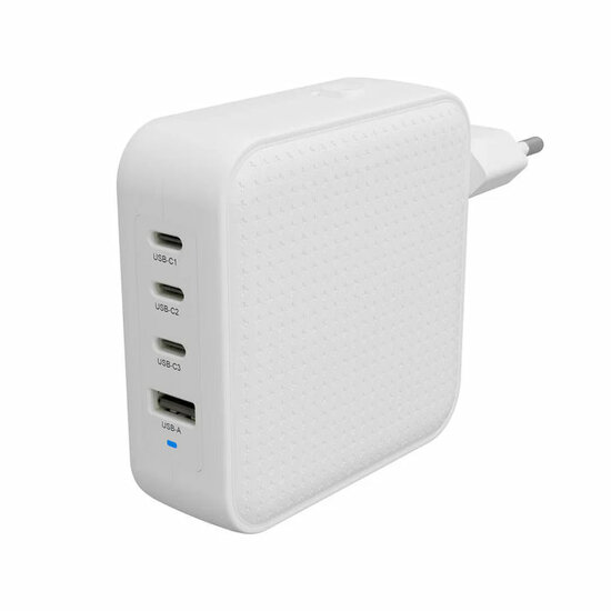 HyperDrive 4-Port Travel Charger 100 watt oplader wit