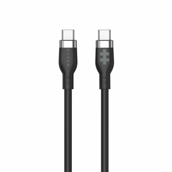 HyperDrive USB-C naar USB-C kabel 240 watt 1 meter zwart