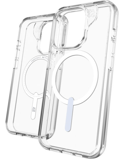ZAGG Crystal Palace&nbsp;MagSafe iPhone 15 Pro hoesje transparant