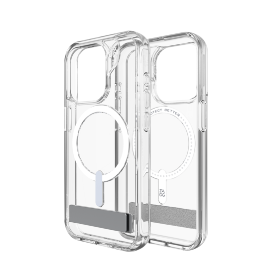 ZAGG Crystal Palace&nbsp;Kickstand iPhone 15 Pro hoesje transparant