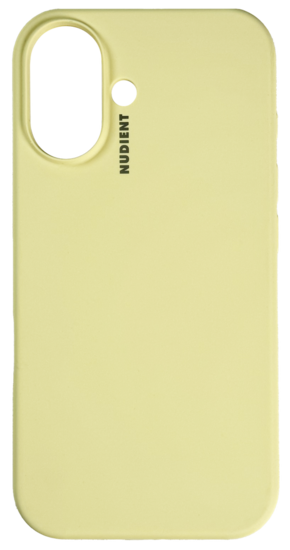 Nudient Base Case iPhone 16 Plus hoesje geel
