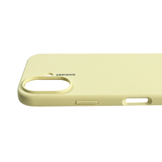 Nudient Base Case iPhone 16 Plus hoesje geel