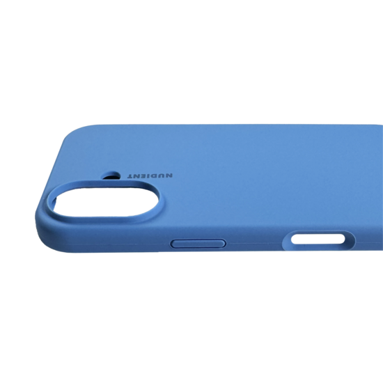 Nudient Base Case iPhone 16 Plus hoesje blauw