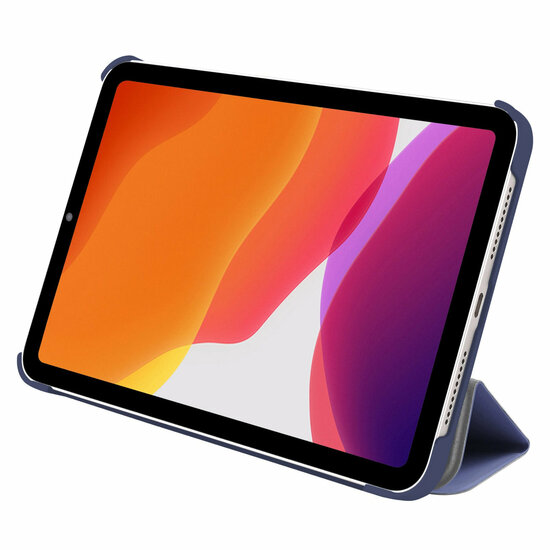 Pomologic BookCase iPad mini 7 hoesje navy