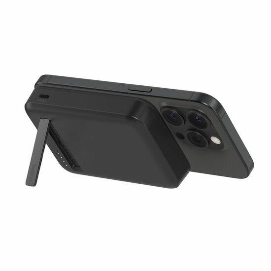 Belkin MagSafe Qi2 8000 mAh powerbank met stand zwart
