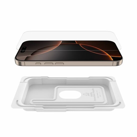 Belkin InvisiGlass iPhone 16 Pro glazen screenprotector