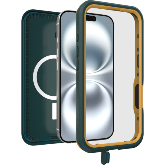 Otterbox Fre MagSafe iPhone 16 waterdichte hoesje groen 