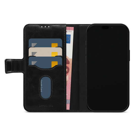 Mobilize 2 in 1 Wallet MagSafe iPhone 17 Pro Max hoesje zwart