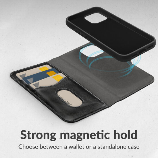 Mobilize 2 in 1 Wallet MagSafe iPhone 17 Pro Max hoesje zwart
