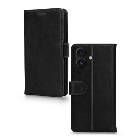 Mobilize Premium Gelly Wallet iPhone 17 hoesje zwart