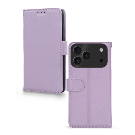 Mobilize Premium Gelly Wallet iPhone 17 Pro Max hoesje paars