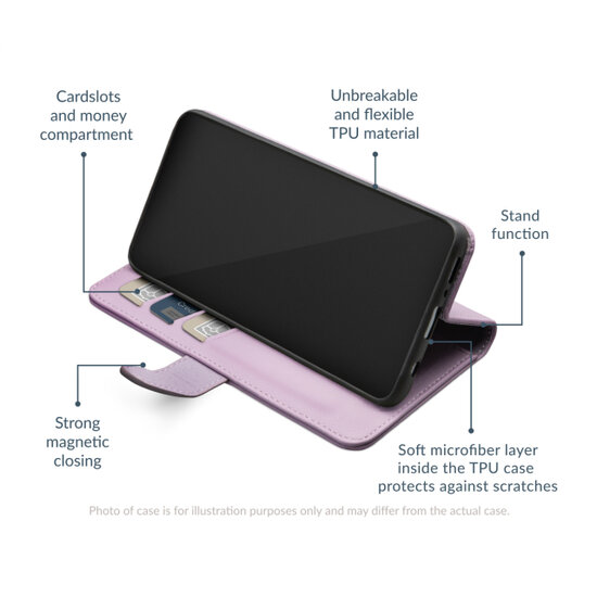 Mobilize Premium Gelly Wallet iPhone 17 Pro Max hoesje paars