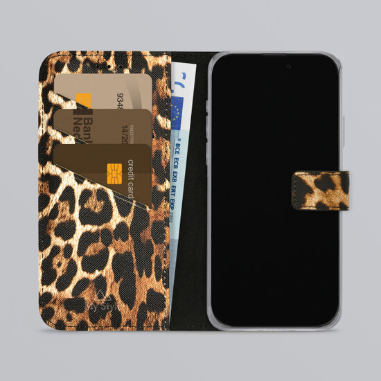 My Style Flex Wallet iPhone 17 hoesje leopard