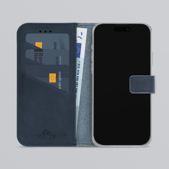 My Style Flex Wallet iPhone 17 Air hoesje blauw