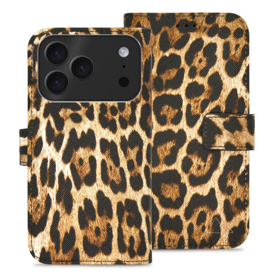 My Style Flex Wallet iPhone 17 Pro hoesje leopard