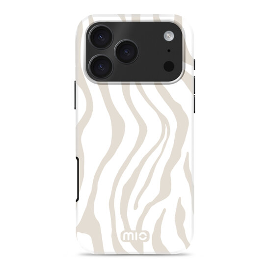 MIO MagSafe iPhone 17 Pro Max hoesje Sandy Zebra