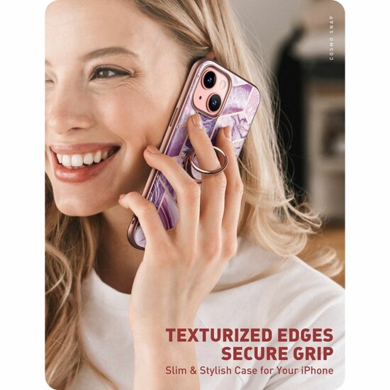 Supcase Cosmo Snap iPhone 13 hoesje Paars