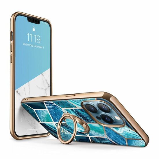Supcase Cosmo Snap iPhone 13 Pro hoesje Blauw