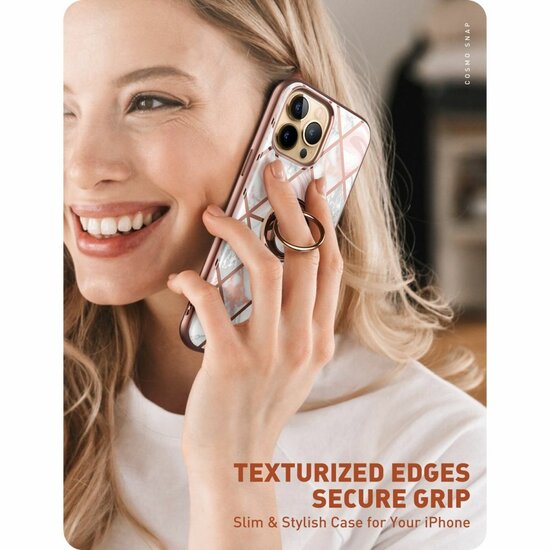 Supcase Cosmo Snap iPhone 13 Pro Max hoesje Roze