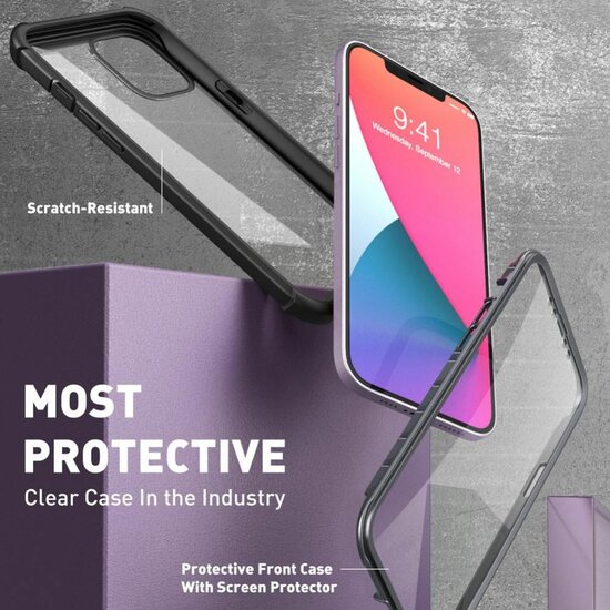 Supcase Rugged Ares iPhone 12 mini hoesje Zwart