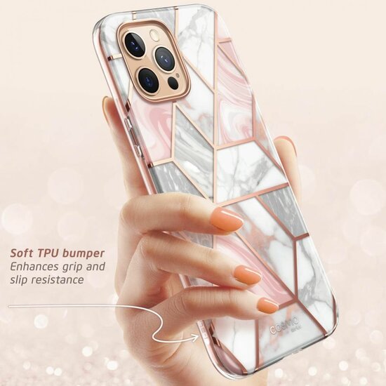 Supcase Cosmo iPhone 12 Pro Max hoesje Marble