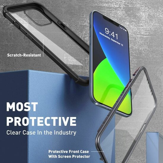 Supcase Rugged Ares iPhone 12 Pro Max&nbsp;hoesje Zwart