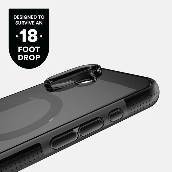 BodyGuardz Ace Pro MagSafe iPhone 16 hoesje met koord smoke