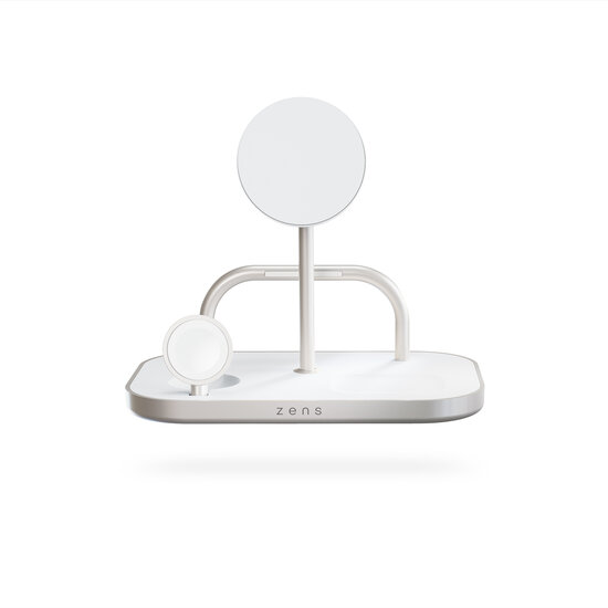 Zens Qi2 MagSafe 4 in 1 Charger oplader wit