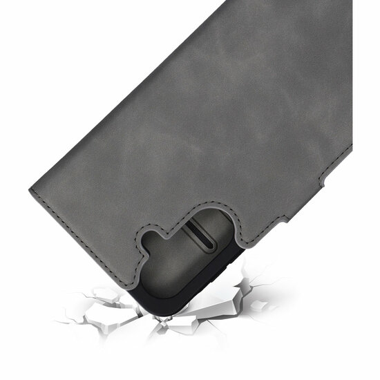 Mobiparts Classic Wallet Galaxy A56 hoesje grijs