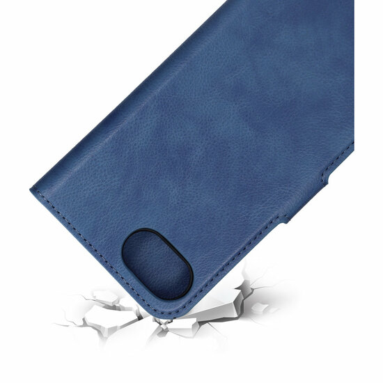 Mobiparts Classic Wallet iPhone 17e / 16e hoesje blauw