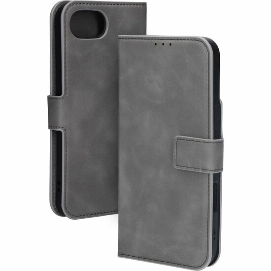 Mobiparts Classic Wallet iPhone 17e / 16e hoesje grijs  