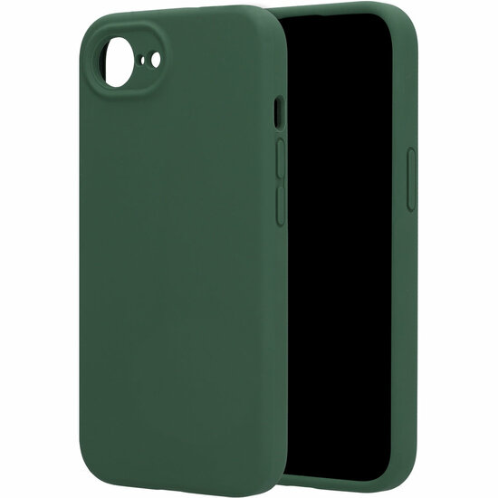 Mobiparts silicone iPhone 17e / 16e hoesje groen