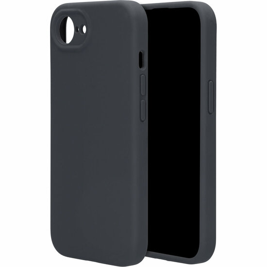 Mobiparts silicone iPhone 17e / 16e hoesje grijs