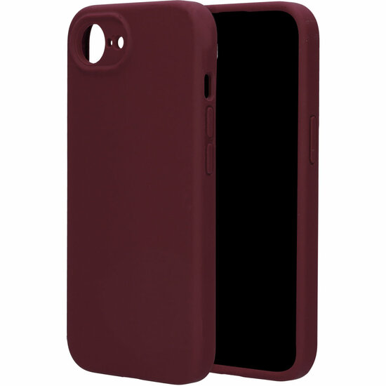 Mobiparts silicone iPhone 17e / 16e hoesje rood