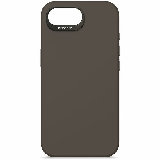 Decoded siliconen backcover iPhone 17e / 16e hoesje zwart