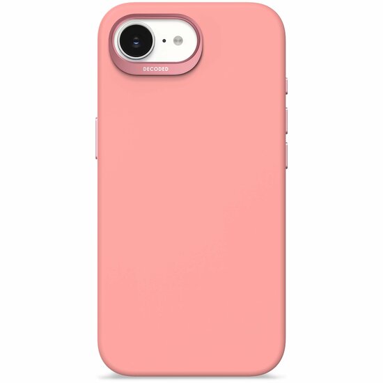 Decoded siliconen backcover iPhone 17e / 16e hoesje roze