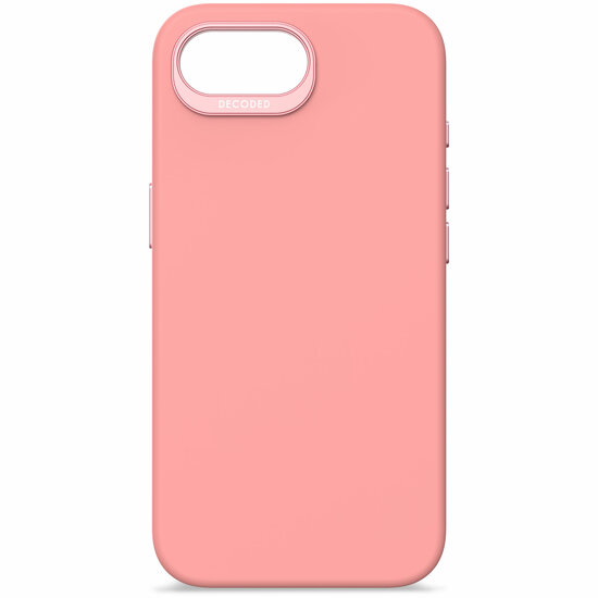 Decoded siliconen backcover iPhone 17e / 16e hoesje roze