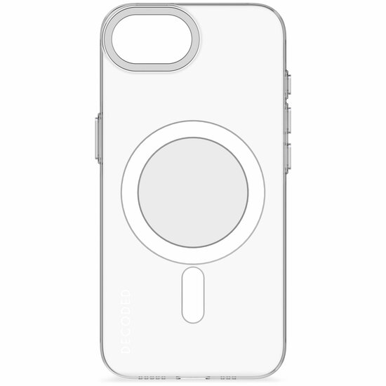 Decoded transparante MagSafe backcover iPhone 17e / 16e hoesje transparant