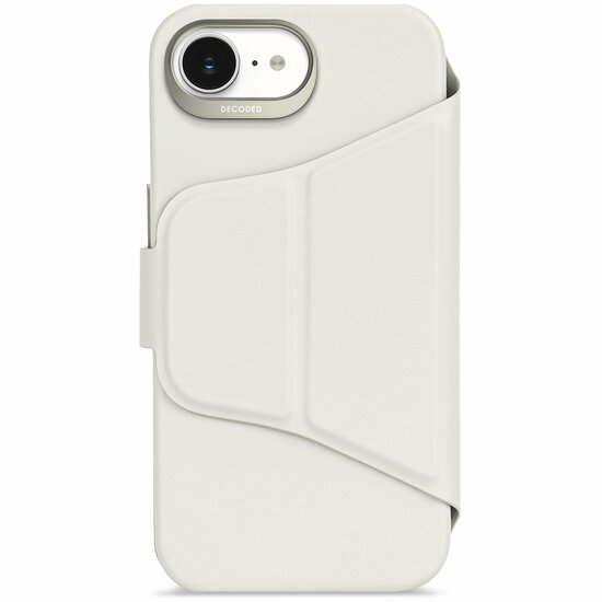 Decoded siliconen 2 in 1 wallet iPhone 17e / 16e hoesje clay