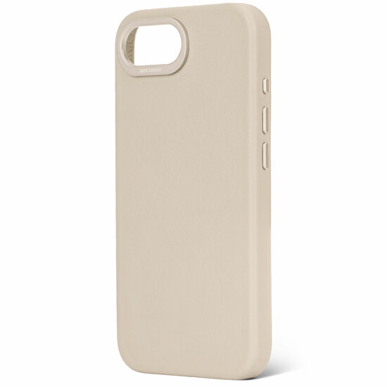 Decoded leren backcover iPhone 17e / 16e hoesje clay