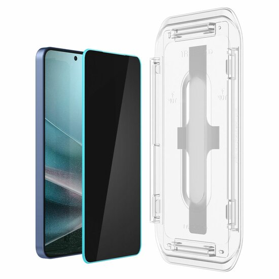 Spigen GlastR EZ Fit Privacy Galaxy S25 / S24 glazen screenprotector 2 pack