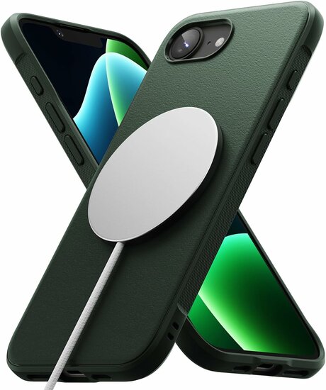 Ringke Onyx MagSafe iPhone 17e / 16e hoesje groen