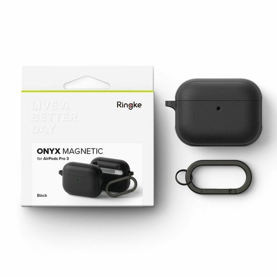 Ringke Onyx MagSafe AirPods Pro 3 H&uuml;lle, schwarz
