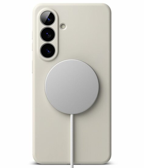 Ringke MagSafe Silicone Galaxy S26+ Plus hoesje stone