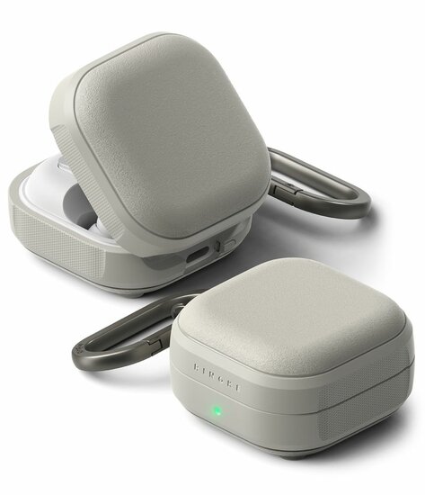 Ringke Onyx MagSafe Galaxy Buds 4 / Galaxy Buds 4 Pro hoesje beige