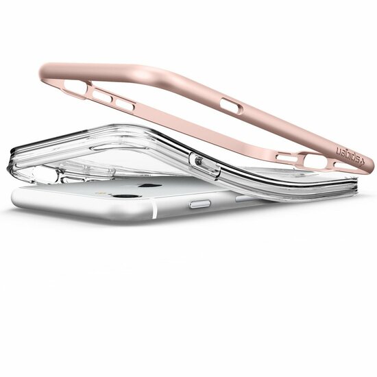 Spigen Hybrid Crystal iPhone 7 hoesje Rose Gold